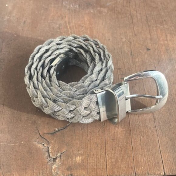Braided Metal Mesh Belt – new - Picture 3 of 3